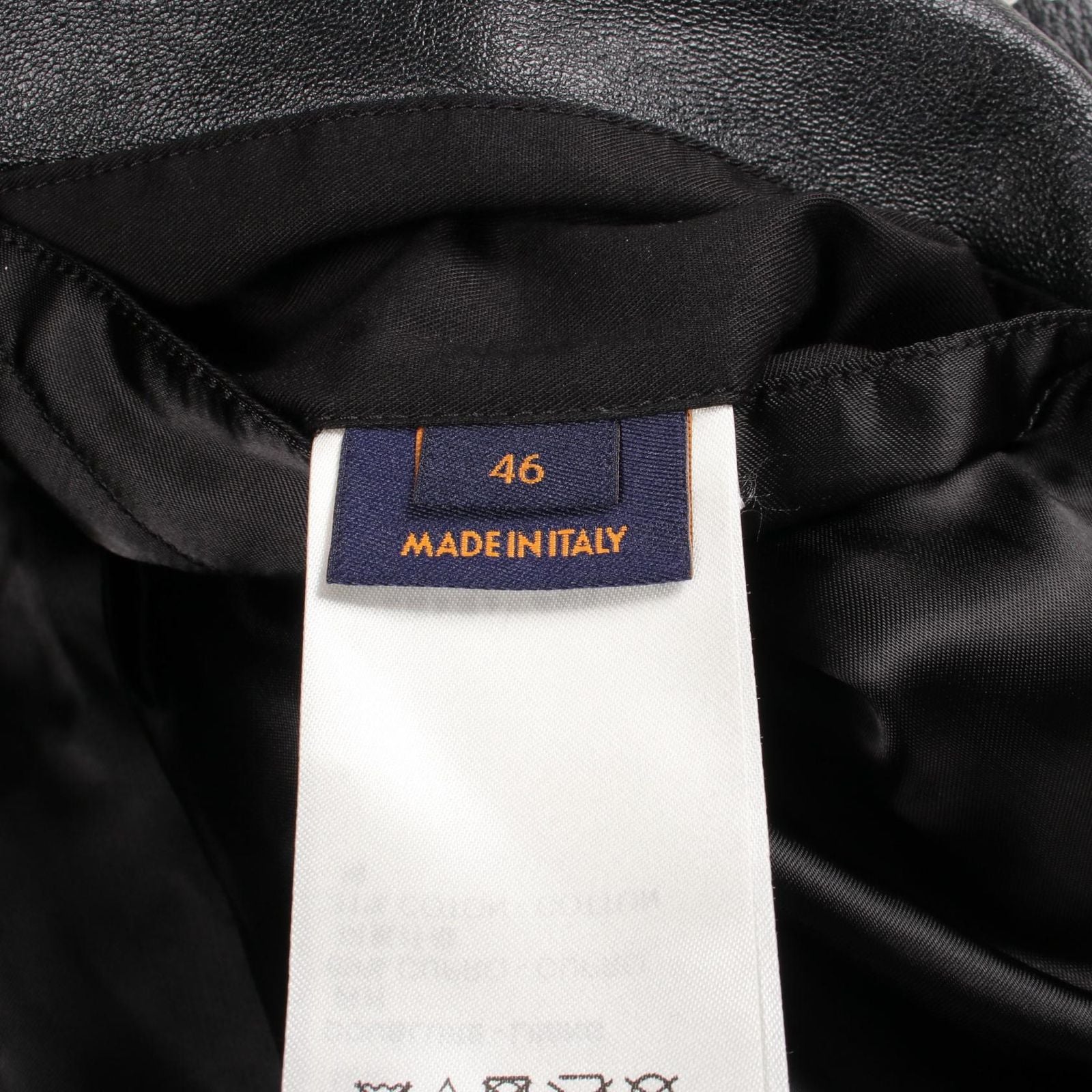 Louis Vuitton Jacket Logo cite Leather — view 6