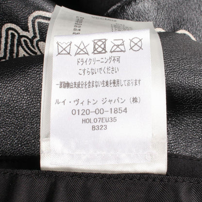 Louis Vuitton Jacket Logo cite Leather — view 4