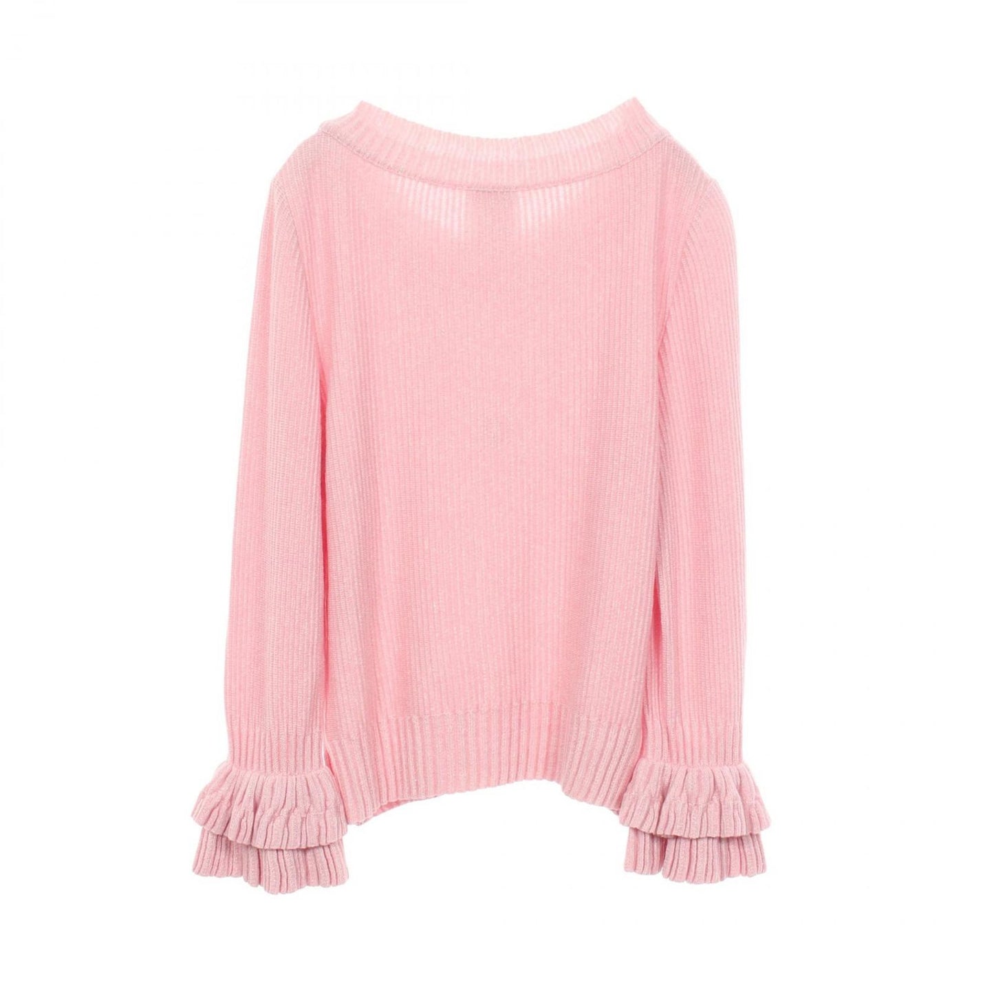 Chanel Knit CC Logo Button 13c Cashmere Sweater — view 2