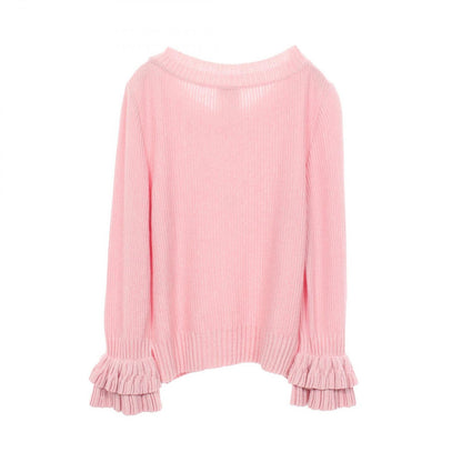 Chanel Knit CC Logo Button 13c Cashmere Sweater — view 2