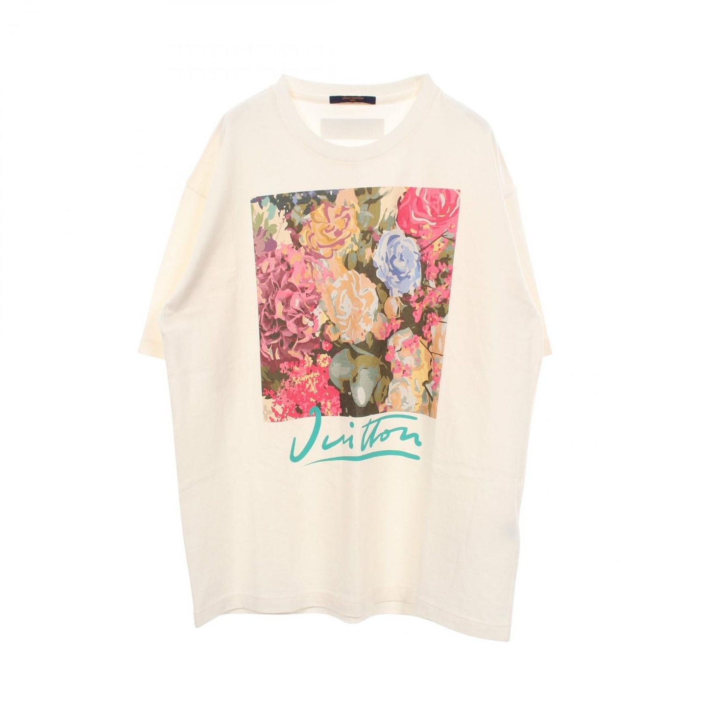 Louis Vuitton Short Sleeve T-Shirt Flower stoli Print Sweatshirt Cotton