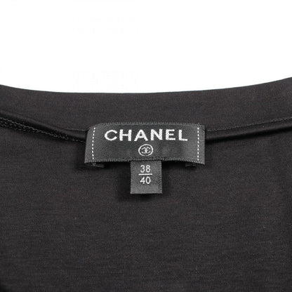 Chanel Short Sleeve T-Shirt Kuru Neck Cotton — view 3