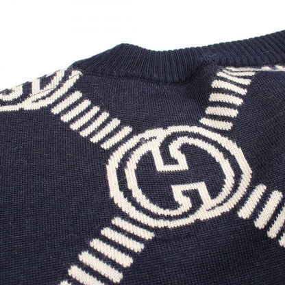 Gucci Knit GG Jacquard Short Sleeve Sweater — view 6