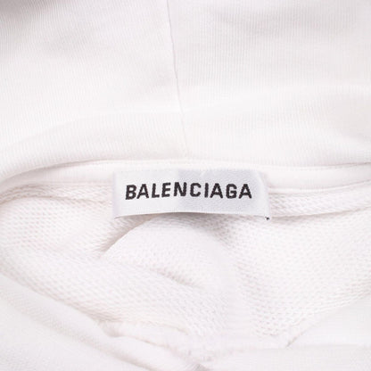 Balenciaga Hoodie BB Logo Print Cotton Pullover Hoodie — view 3