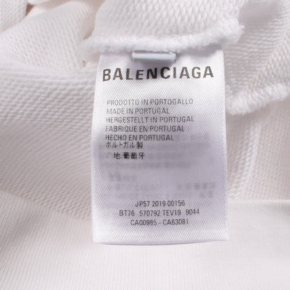 Balenciaga Hoodie BB Logo Print Cotton Pullover Hoodie — view 5