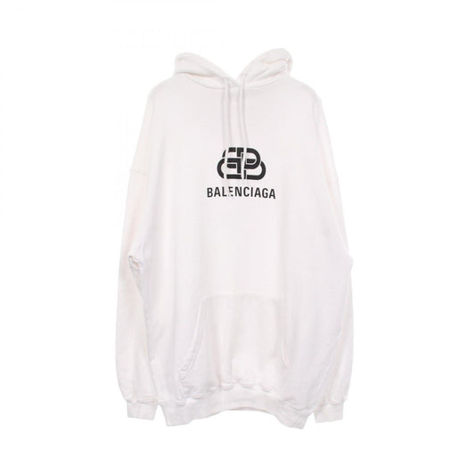 Balenciaga Hoodie BB Logo Print Cotton Pullover Hoodie