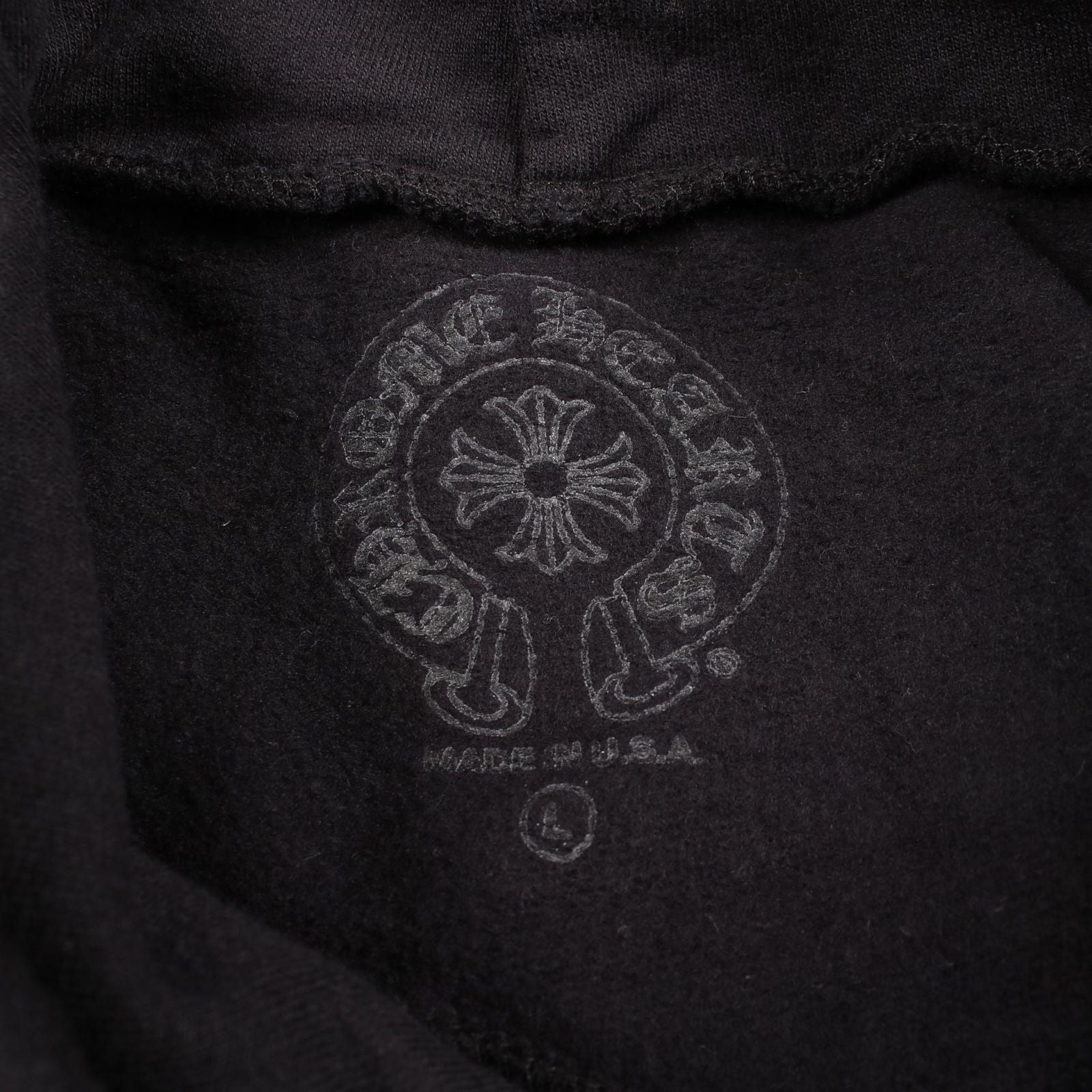 Chrome Hearts Ha Hoodie CH Logo Cotton Pullover Hoodie — view 3
