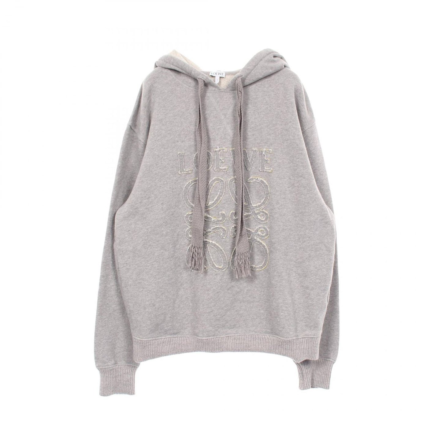 Loewe Hoodie Anagram Embroidery Cotton Pullover Hoodie