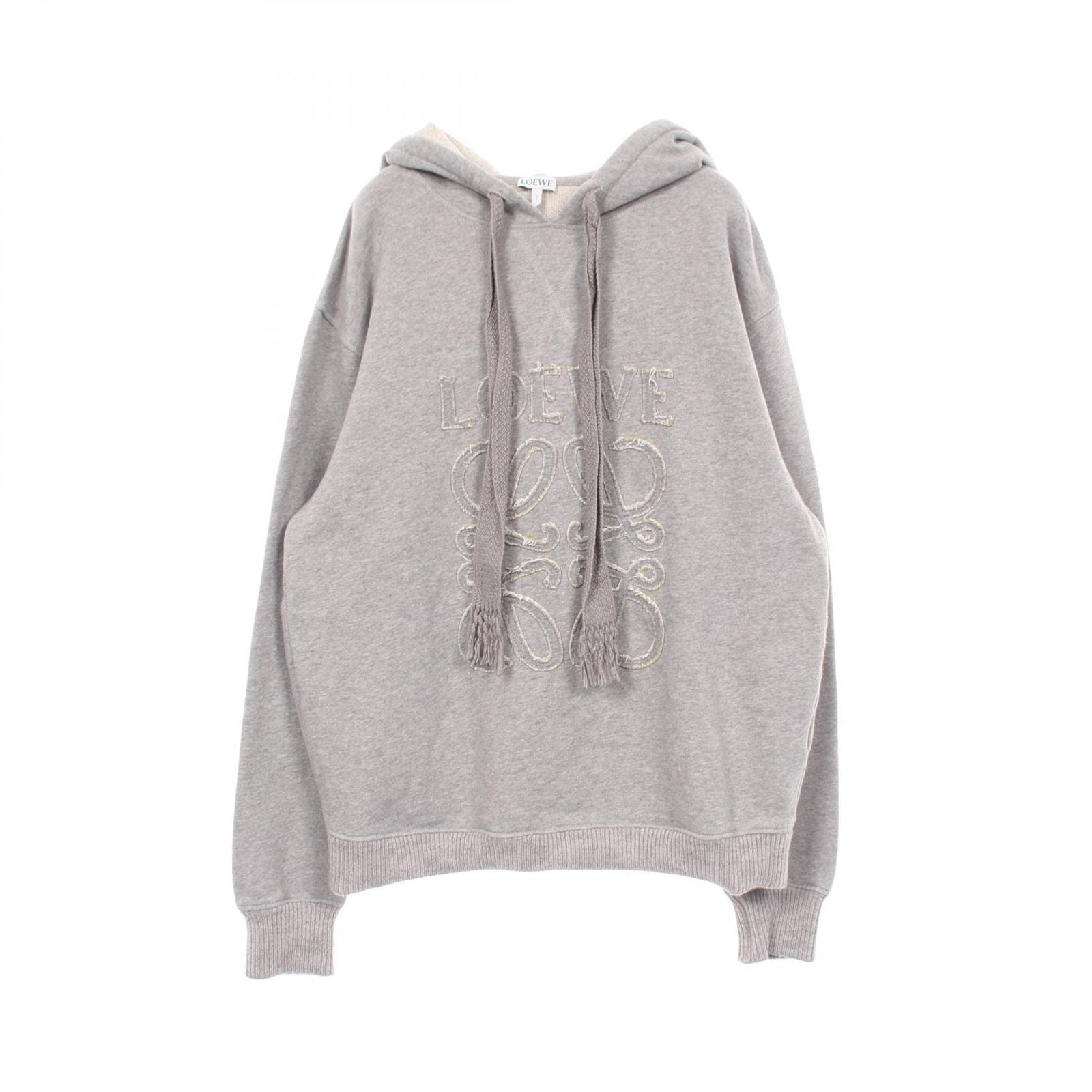 Loewe Hoodie Anagram Embroidery Cotton Pullover Hoodie