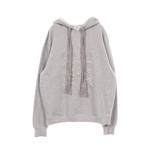 Loewe Hoodie Anagram Embroidery Cotton Pullover Hoodie