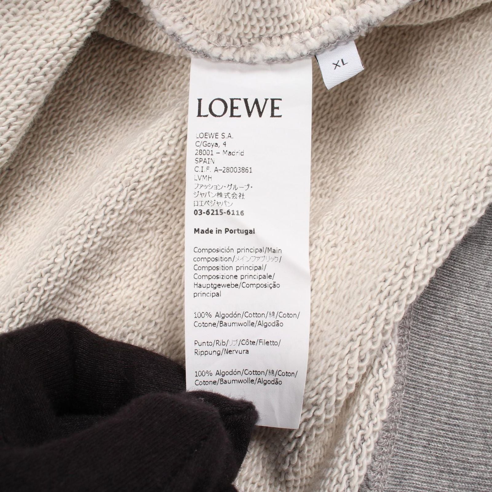 Loewe Sweatshirt Anagram Kuru Neck Cotton — view 4