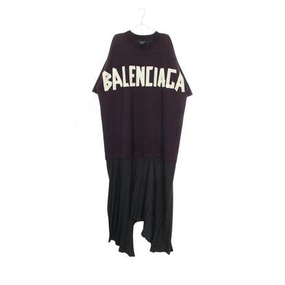 Balenciaga Dress Tape Type T-Shirt Docking Puri Cotton