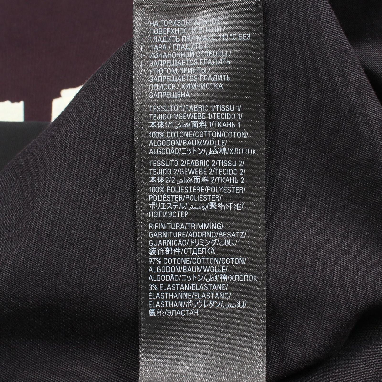 Balenciaga Dress Tape Type T-Shirt Docking Puri Cotton — view 5