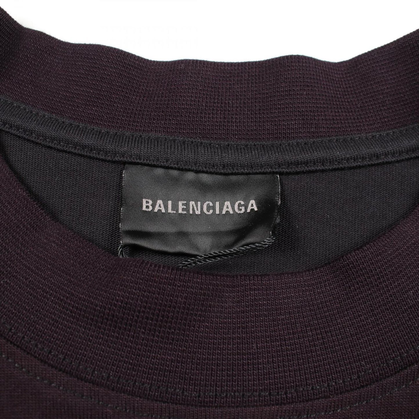 Balenciaga Dress Tape Type T-Shirt Docking Puri Cotton — view 3