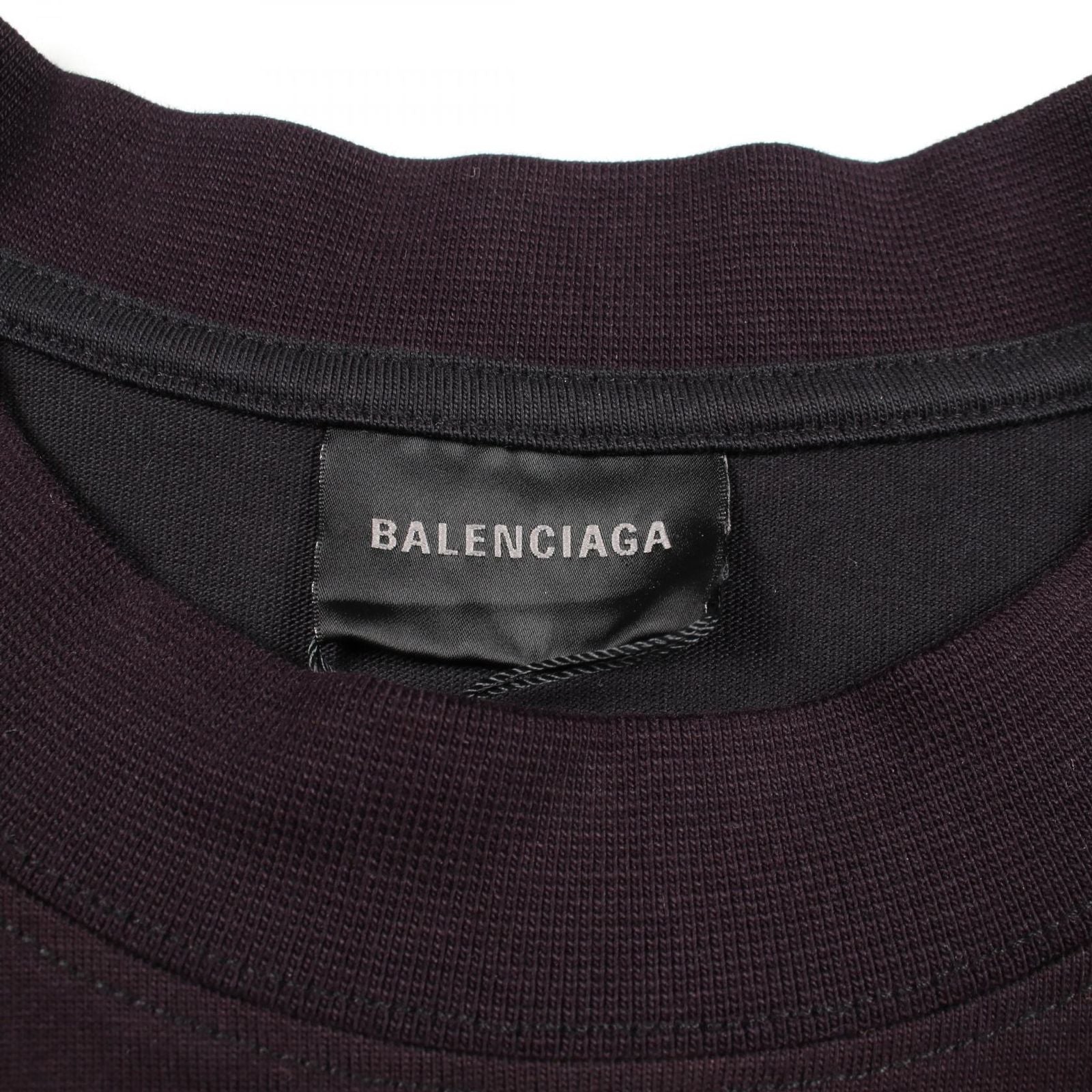Balenciaga Dress Tape Type T-Shirt Docking Puri Cotton — view 3