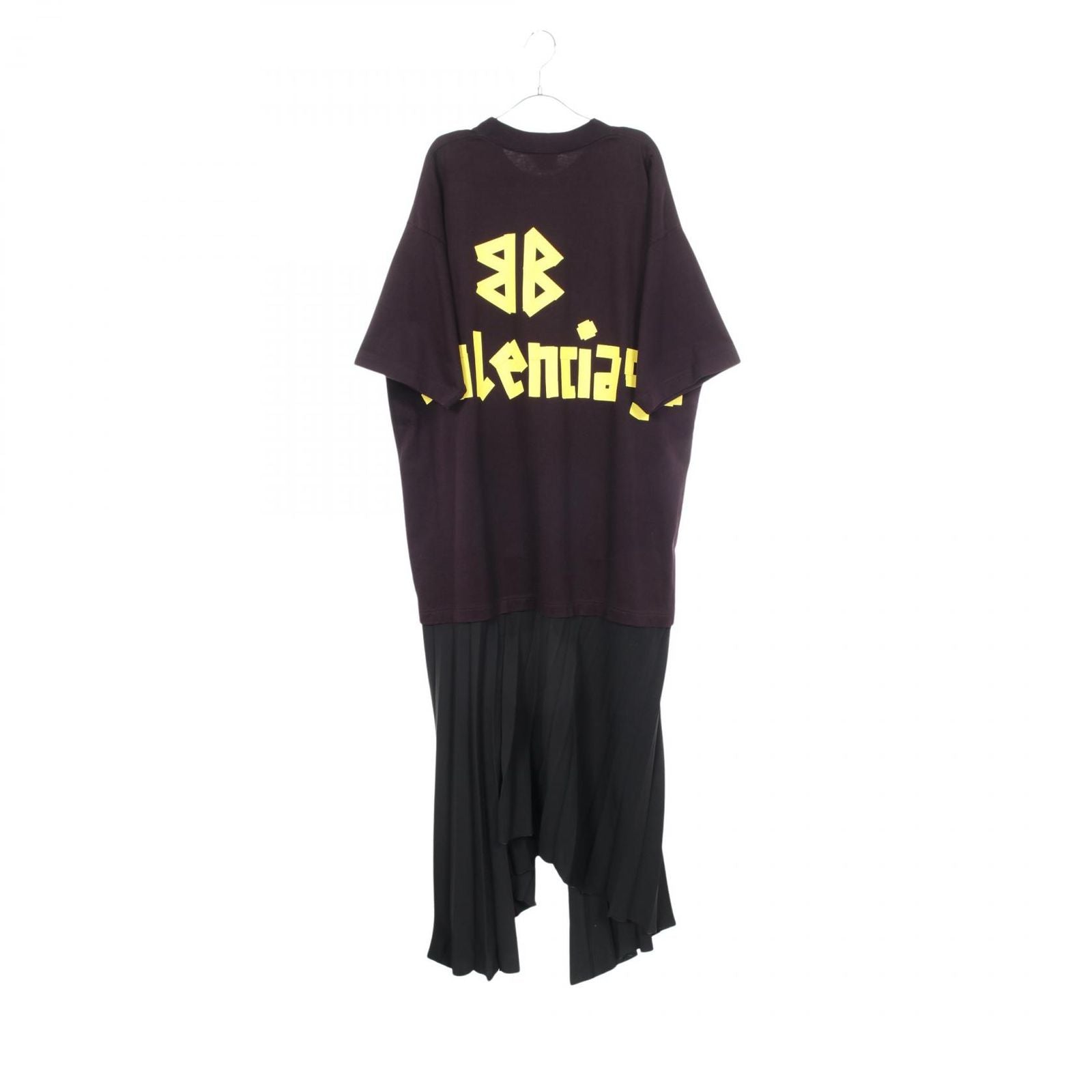 Balenciaga Dress Tape Type T-Shirt Docking Puri Cotton — view 2