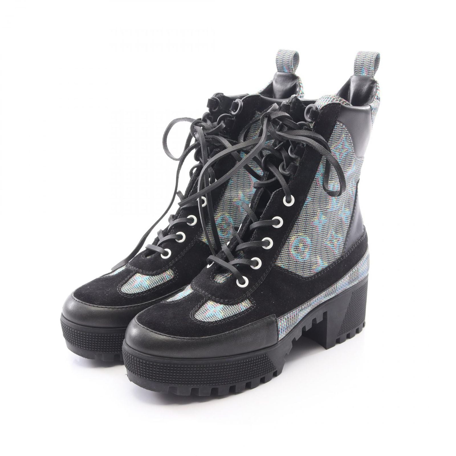 Louis Vuitton Boots Laureate Line Monogram Shaw Leather