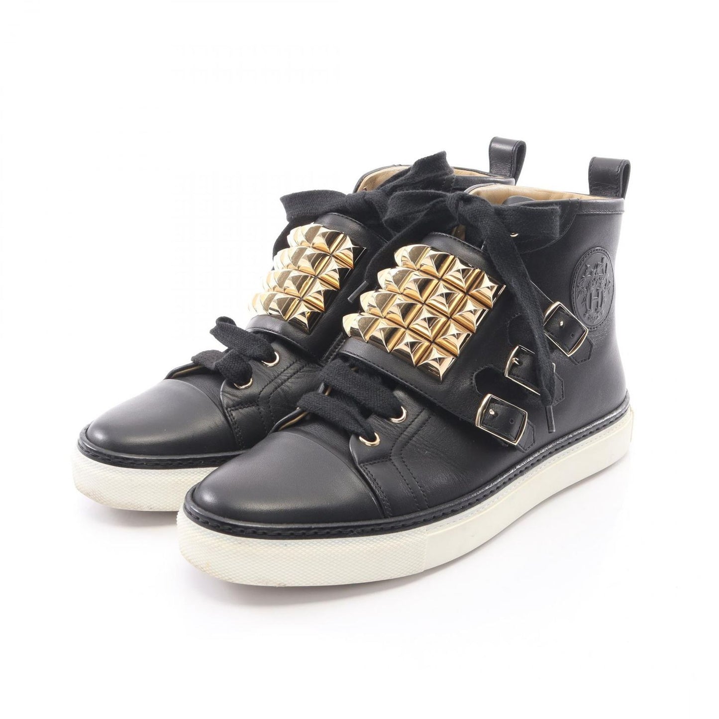 Hermes Sneakers Lenox Collier de Chien Studsbelt Leather