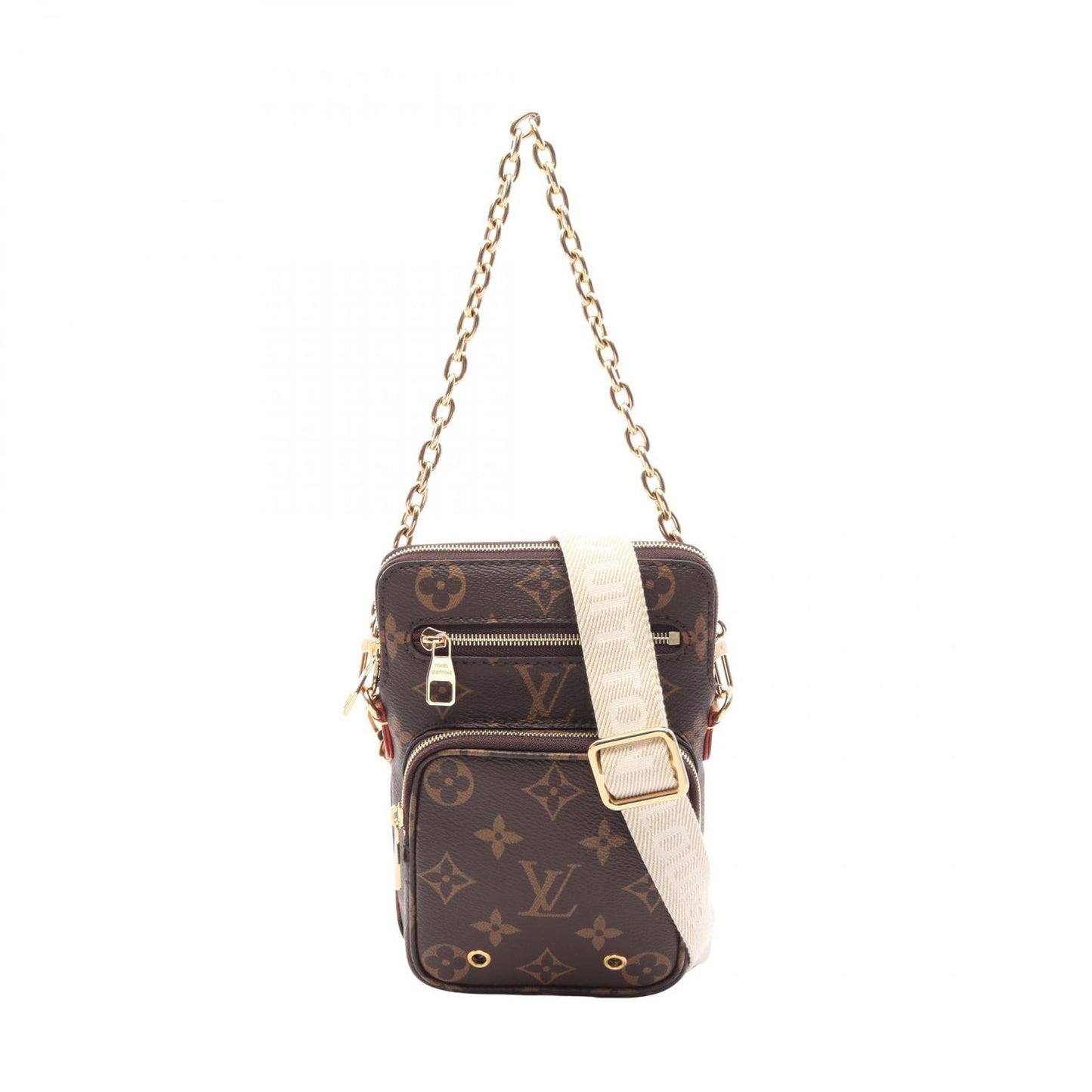 Louis Vuitton Handbag Utility Monogram 2-Way Leather Bag