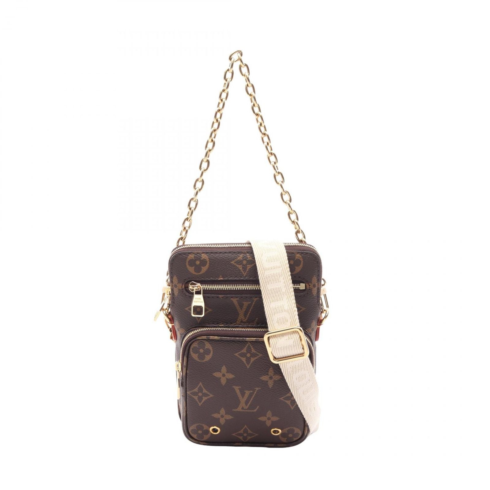 Louis Vuitton Handbag Utility Monogram 2-Way Leather Bag
