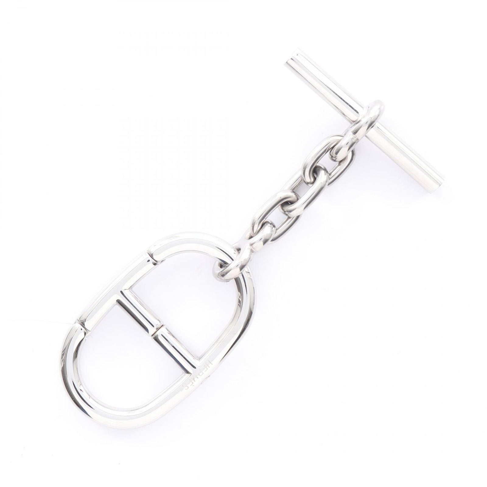 Hermes Charm Chaine D'ancre ring Silver