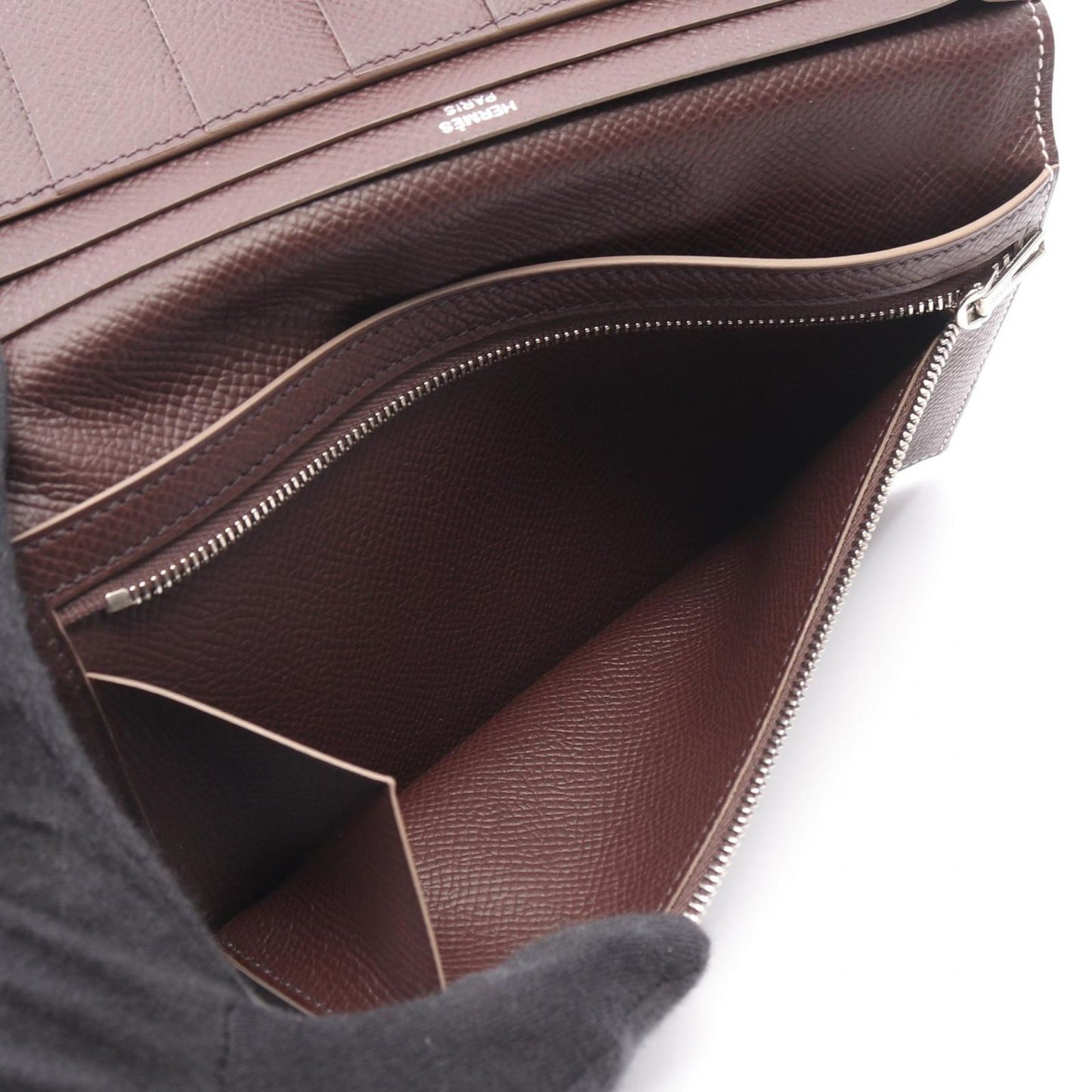 Hermes Bi Foldlong Wallet Bearn Souffle Verso vape juserie — view 4