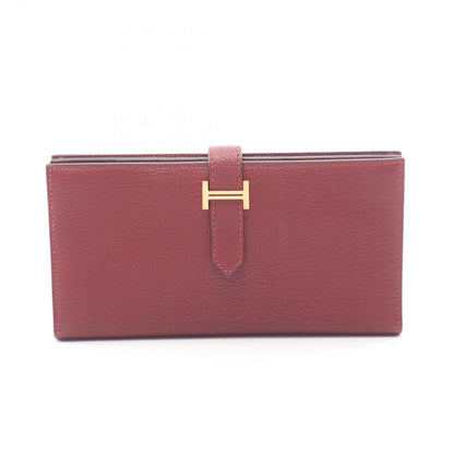 Hermes Bi Foldlong Wallet Bearn Souffle ju shu