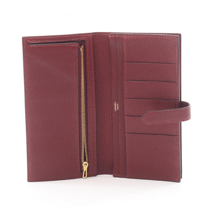 Hermes Bi Foldlong Wallet Bearn Souffle ju shu — view 3