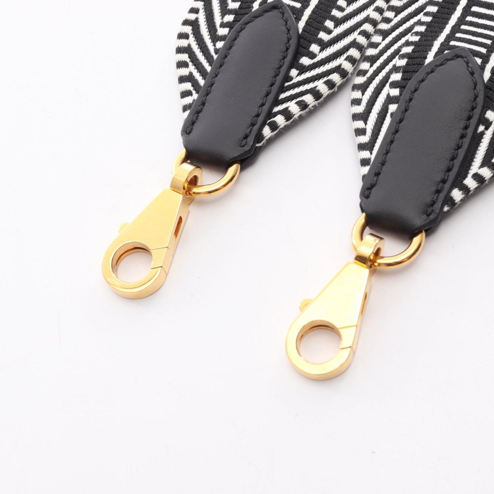Hermes Shoulder Strap Bandouliere Sangre Kaval Black White — view 3