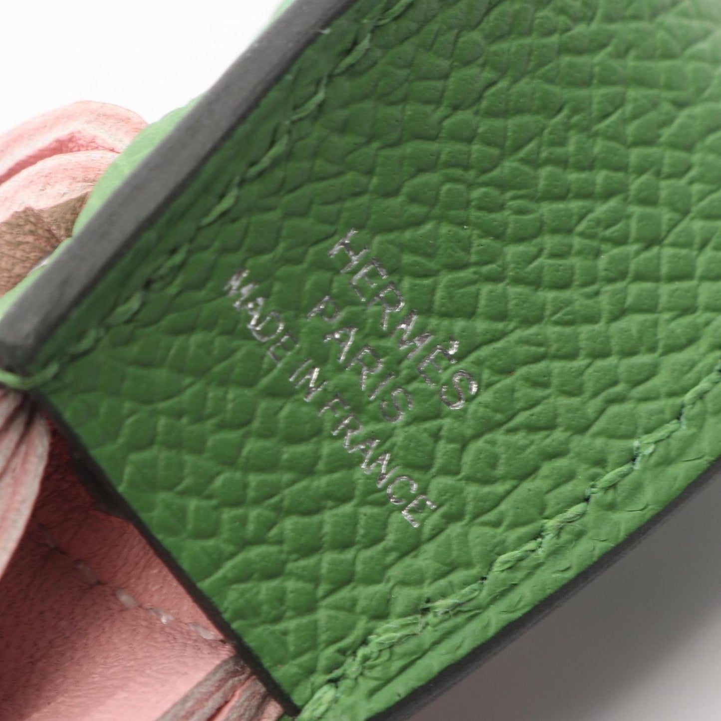Hermes Charm Poisson zusakura Vert Yucca ju shu Keychain — view 3