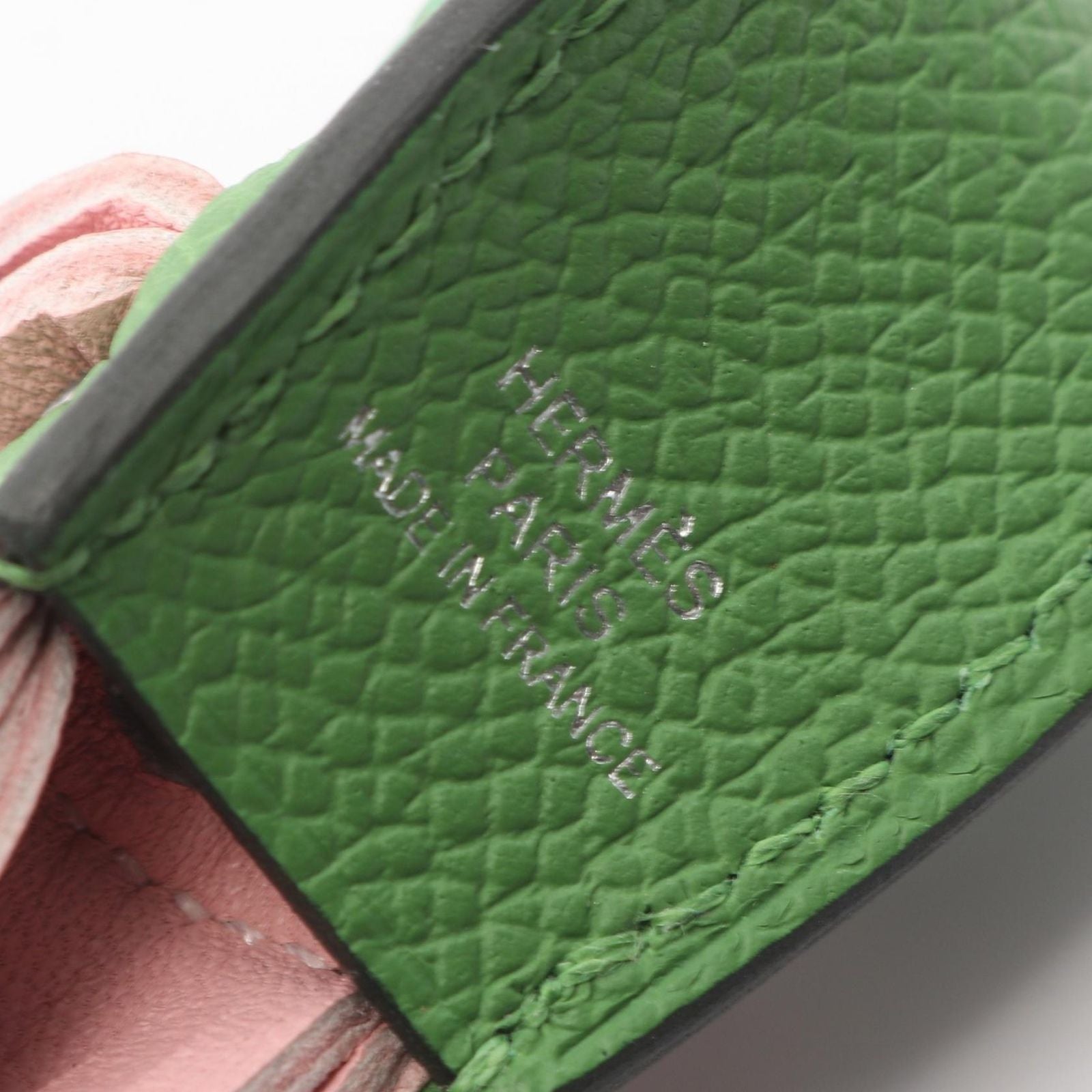 Hermes Charm Poisson zusakura Vert Yucca ju shu Keychain — view 3
