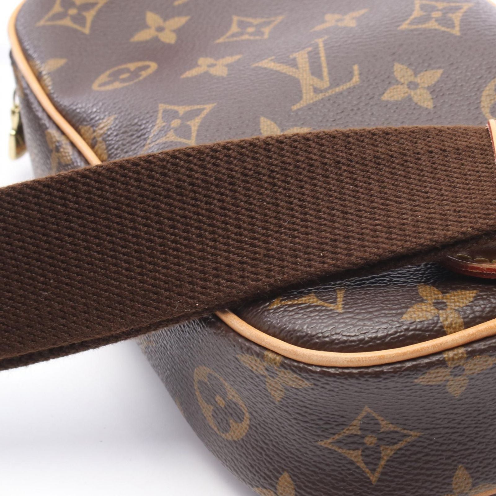 Louis Vuitton Waist Bag Pochette Gange Canvas Leather — view 9