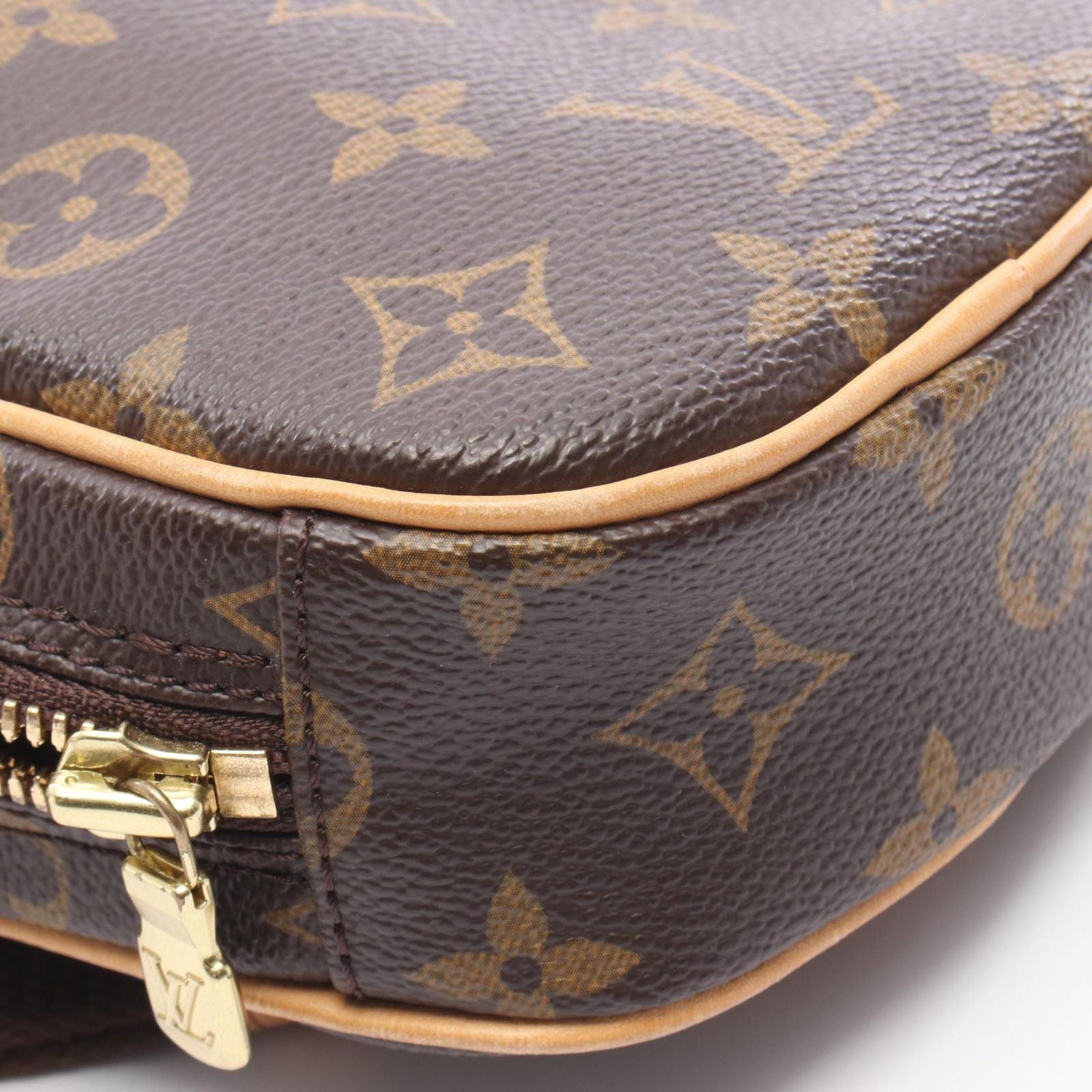 Louis Vuitton Waist Bag Pochette Gange Canvas Leather — view 8