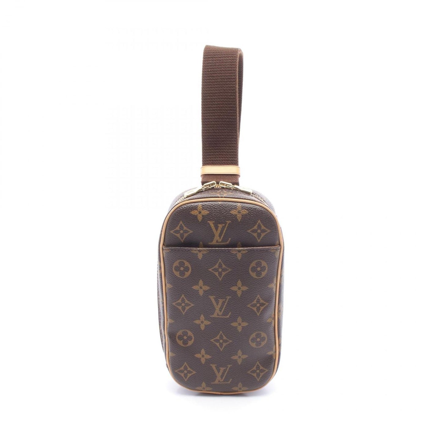 Louis Vuitton Waist Bag Pochette Gange Canvas Leather