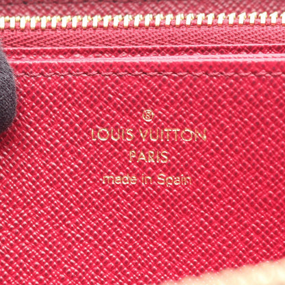 Louis Vuitton Roundlong Wallet Zippy Long Fuchsia Canvas — view 4