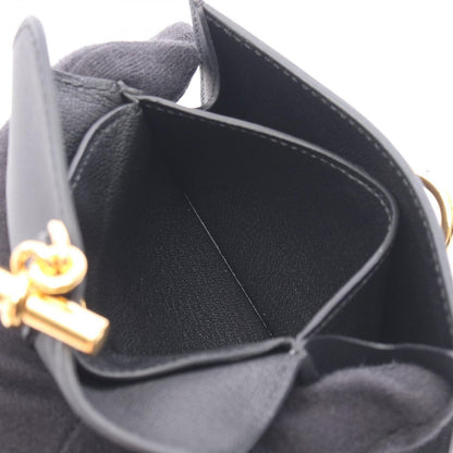 Hermes Coin Case Glenan Compact Black Leather — view 4