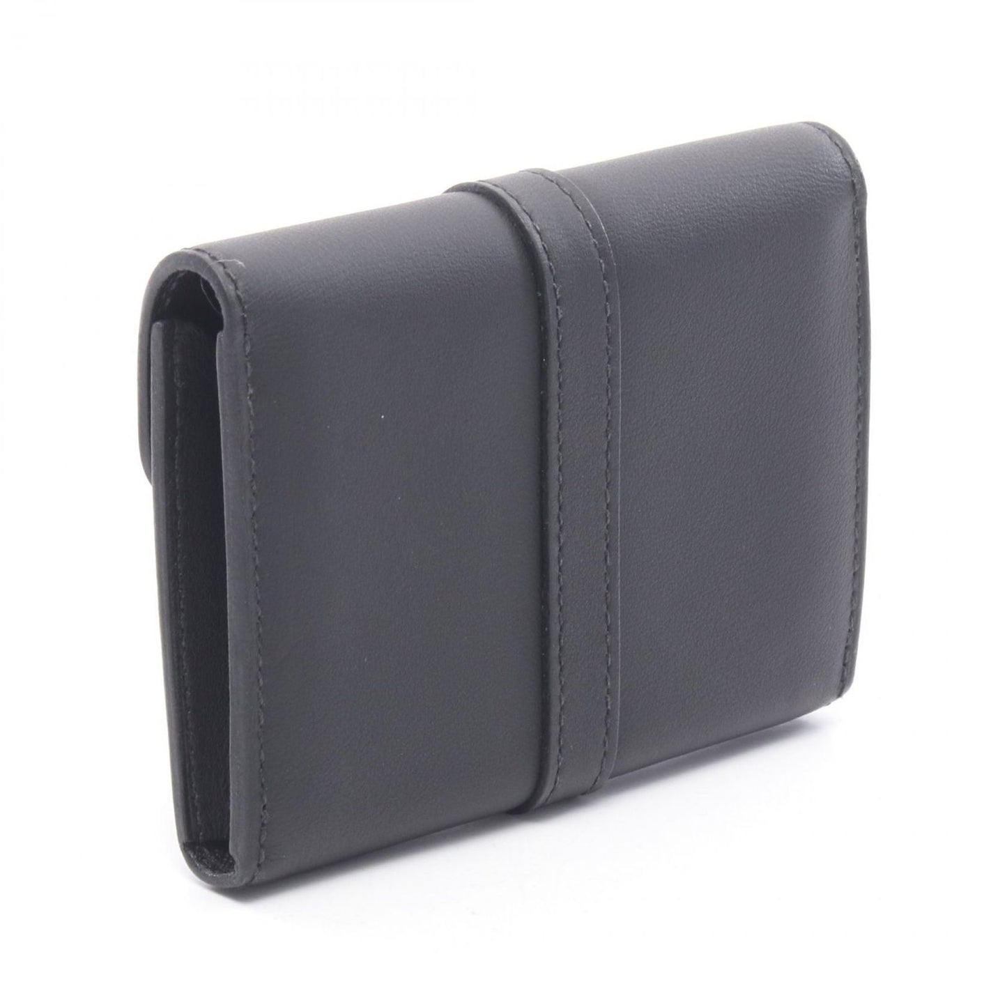 Hermes Coin Case Glenan Compact Black Leather — view 2