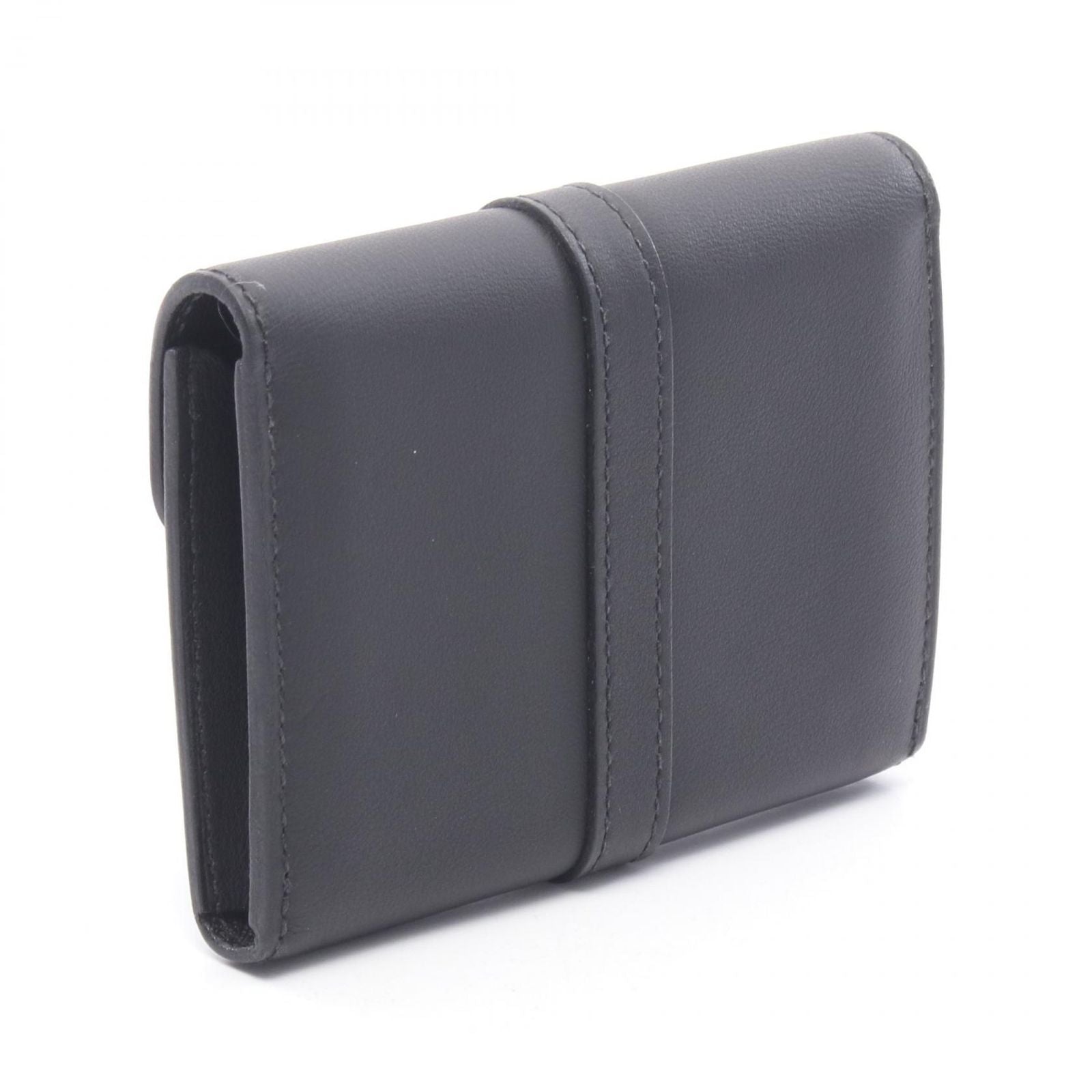 Hermes Coin Case Glenan Compact Black Leather — view 2