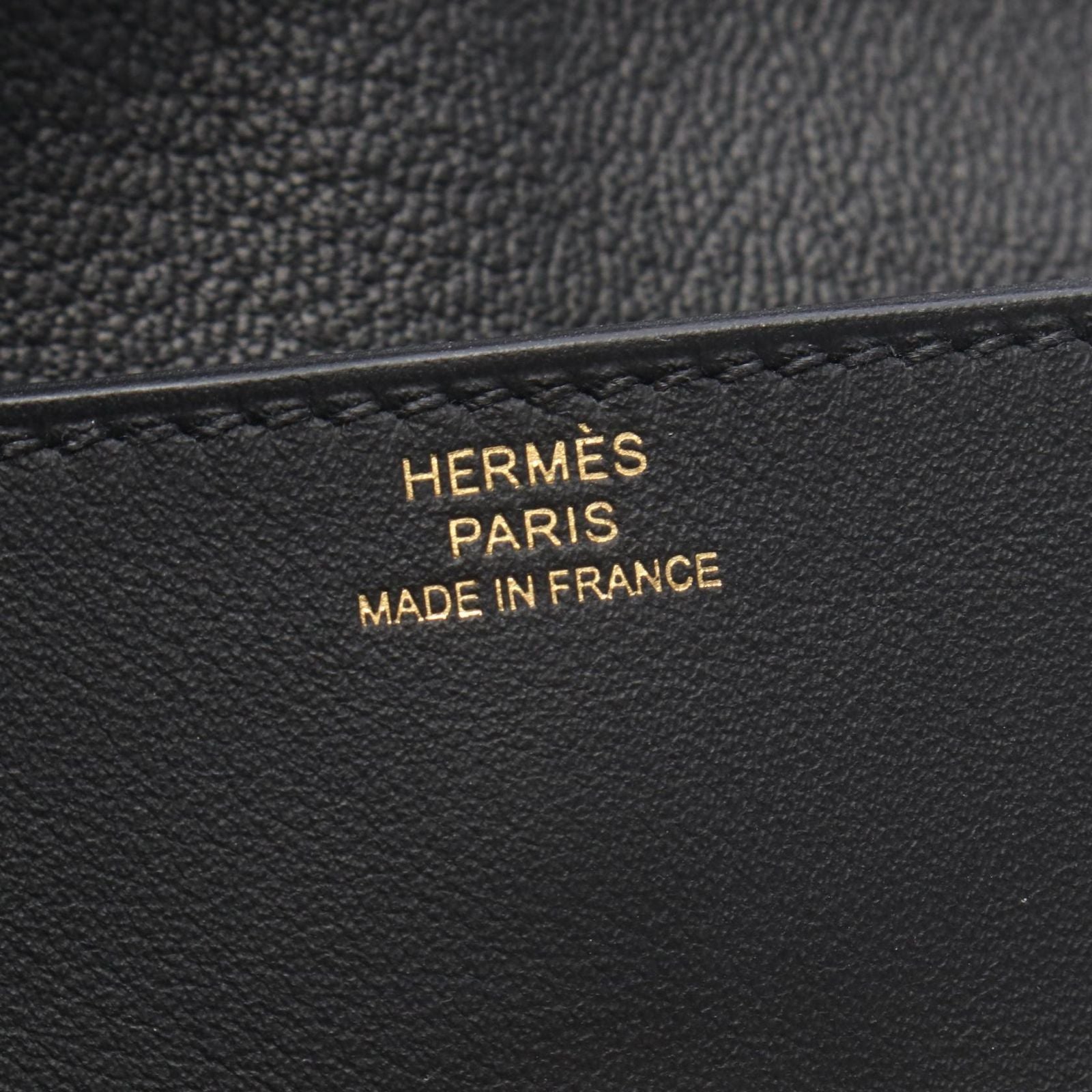 Hermes Coin Case Glenan Compact Black Leather — view 5