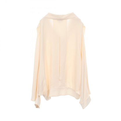 Chanel Blouse CC Logo Button Dollar pickpocket Silk — view 2