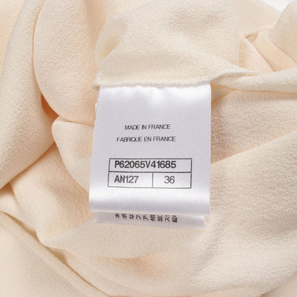 Chanel Blouse CC Logo Button Dollar pickpocket Silk — view 5