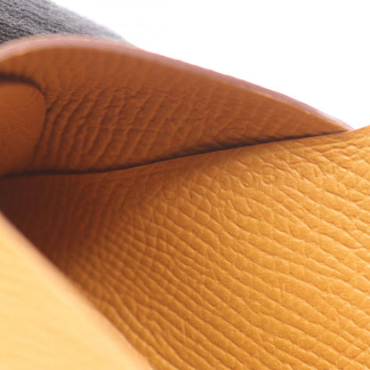 Hermes Coin Case Calviduo Sesame Leather Calvi — view 7