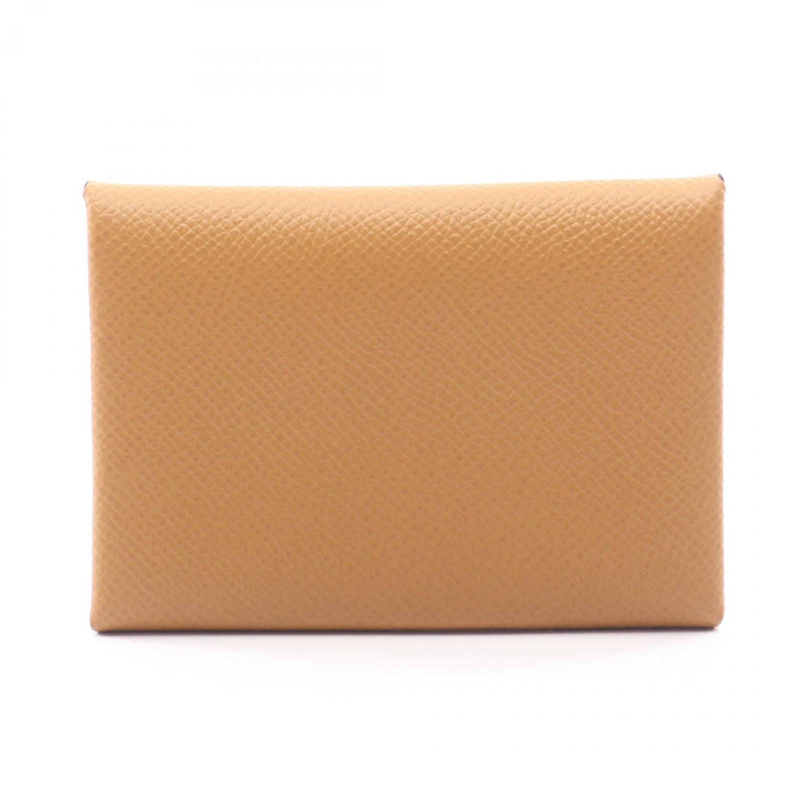 Hermes Coin Case Calviduo Sesame Leather Calvi