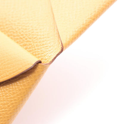 Hermes Coin Case Calviduo Sesame Leather Calvi — view 8