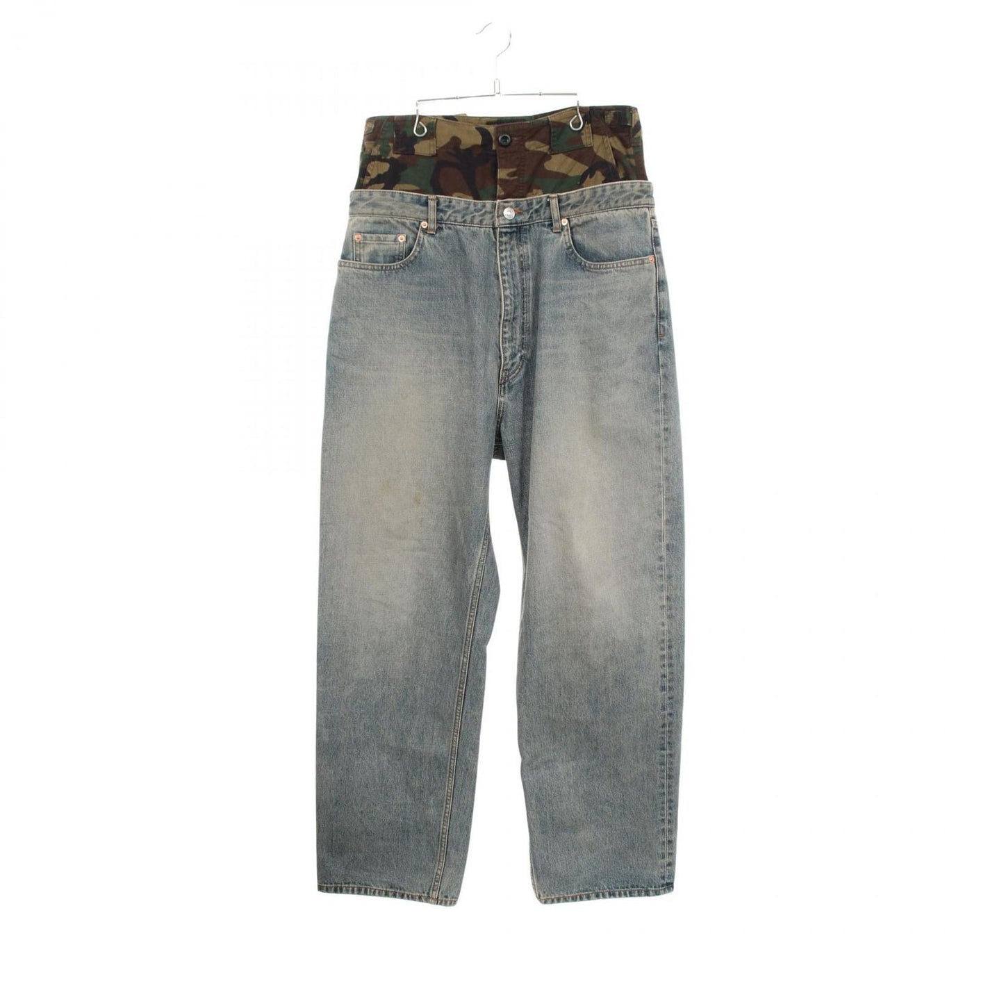 Balenciaga Denim Pants Camouflage Ju I Don't Like It Cotton I