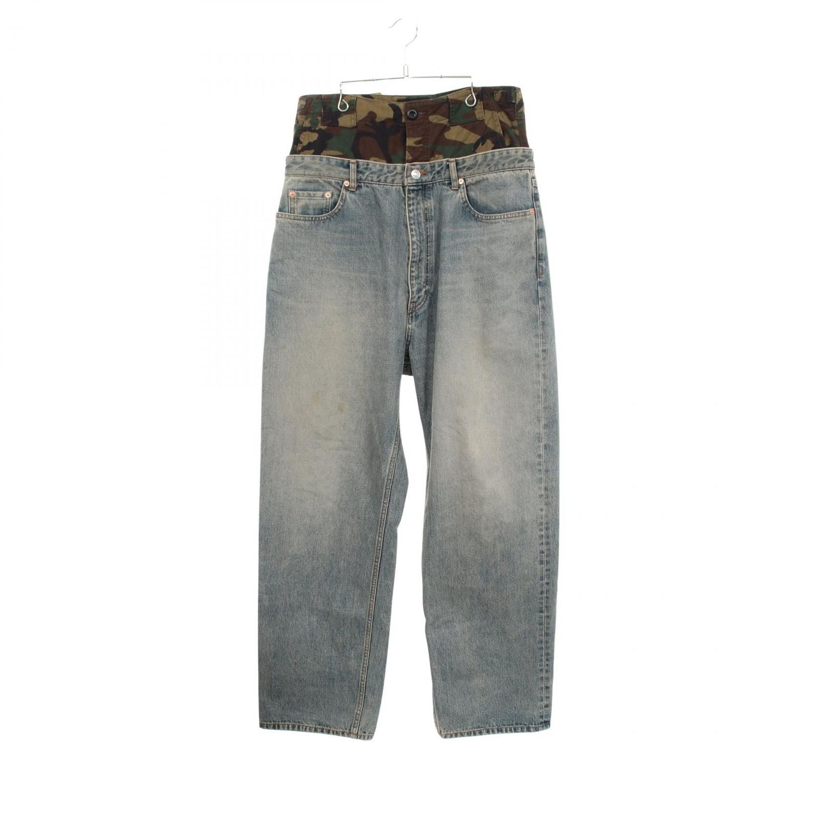Balenciaga Denim Pants Camouflage Ju I Don't Like It Cotton I