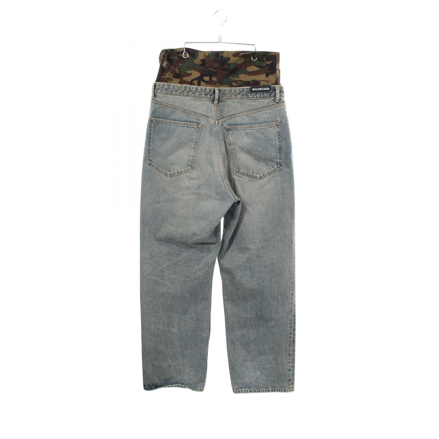 Balenciaga Denim Pants Camouflage Ju I Don't Like It Cotton I — view 2
