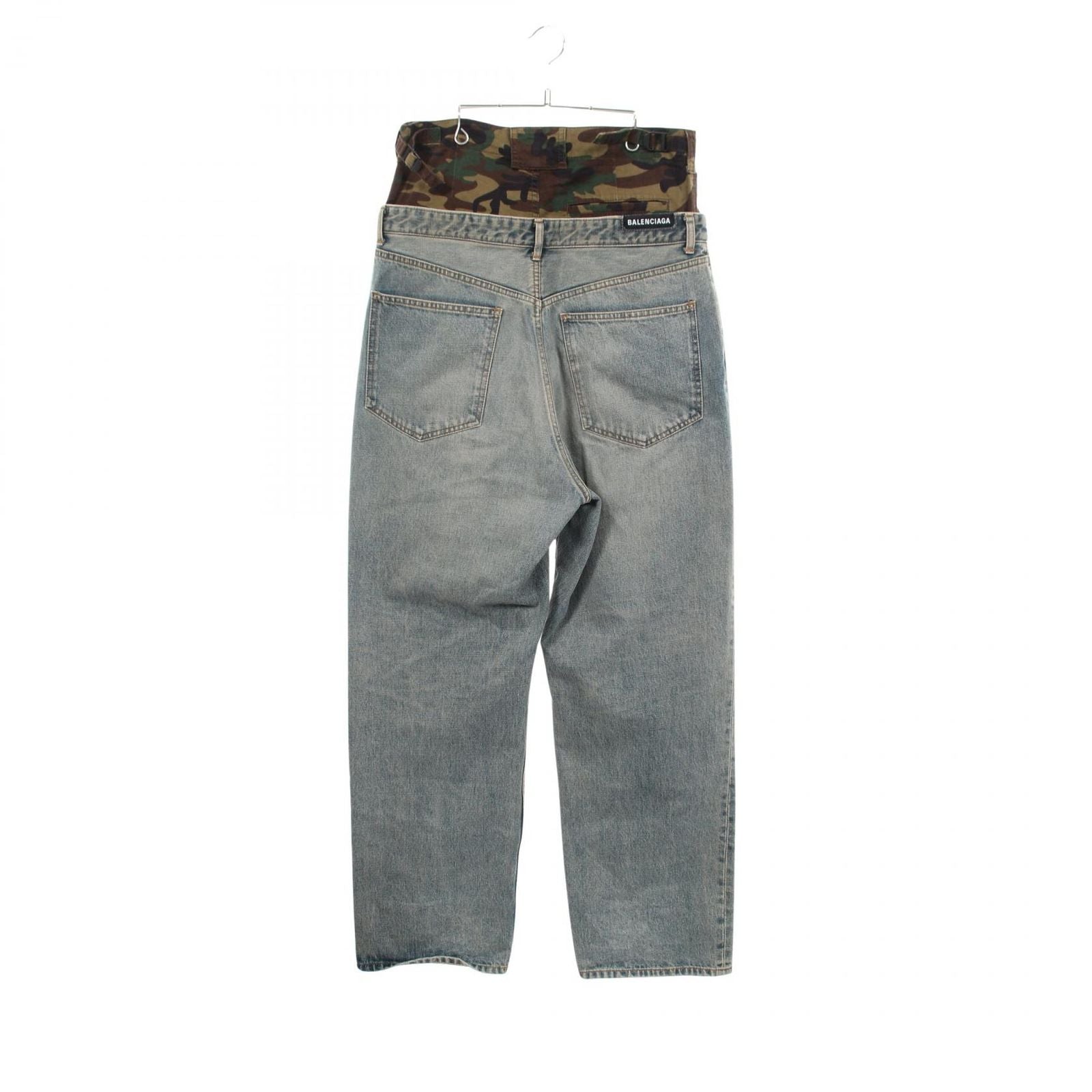 Balenciaga Denim Pants Camouflage Ju I Don't Like It Cotton I — view 2