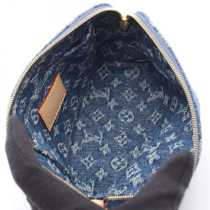 Louis Vuitton Pouch Pochette tee PM Blue Denim Leather — view 3