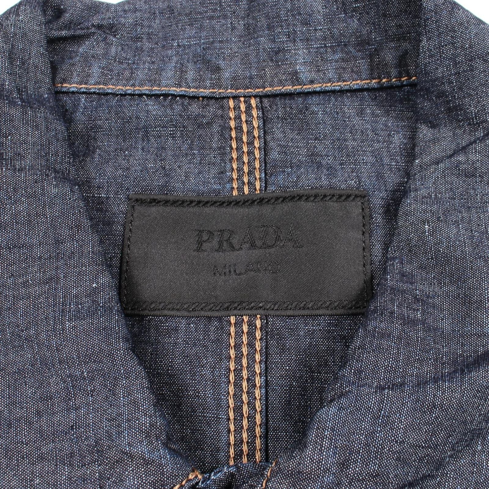 Prada Denim Jacket Chambray — view 3
